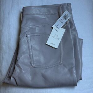 NWT Aritzia Wilfred Women's Light Purple Vegan Leather Pants